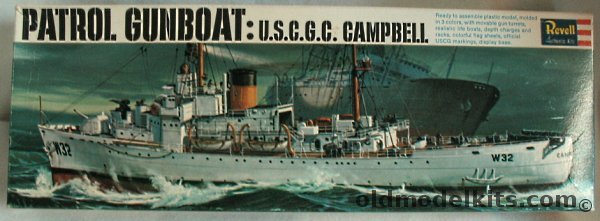 Revell 1/301 Patrol Boat USCGC Campbell (Coast Guard Cutter), H454-200 plastic model kit